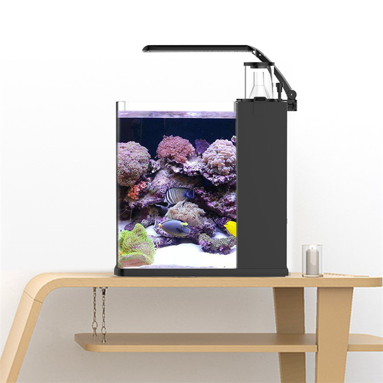 Marine Aquarium Cube - Skynuo Ultra Clear Glass Mini Aquário