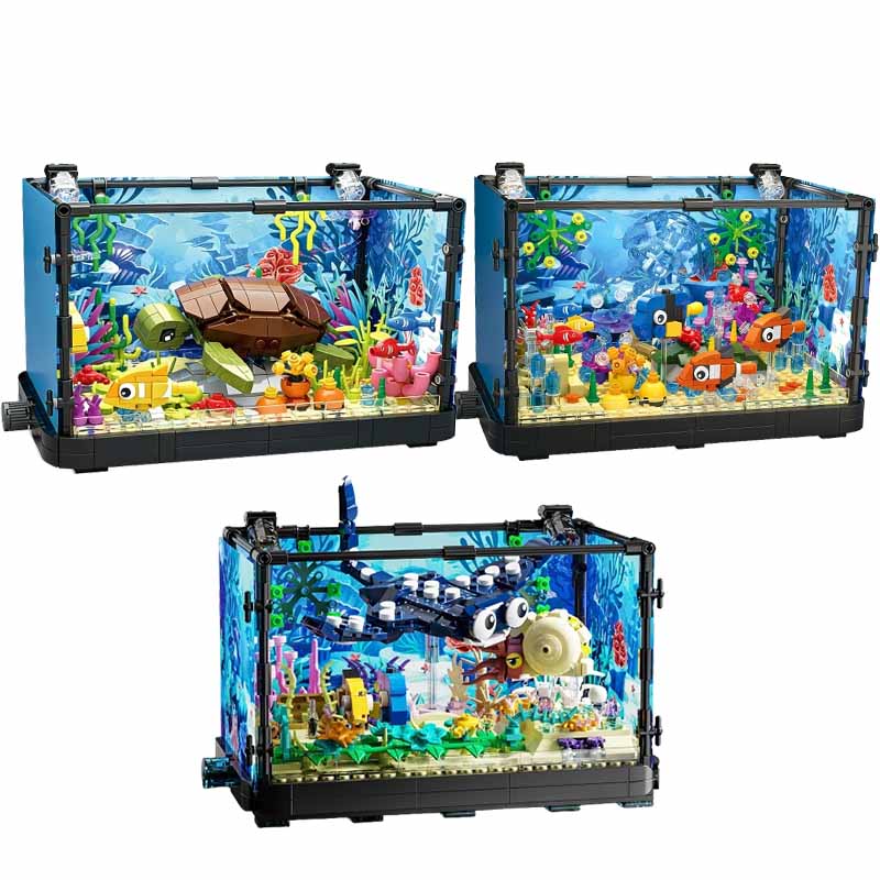 Marine Aquarium - Conjunto de blocos de construção para