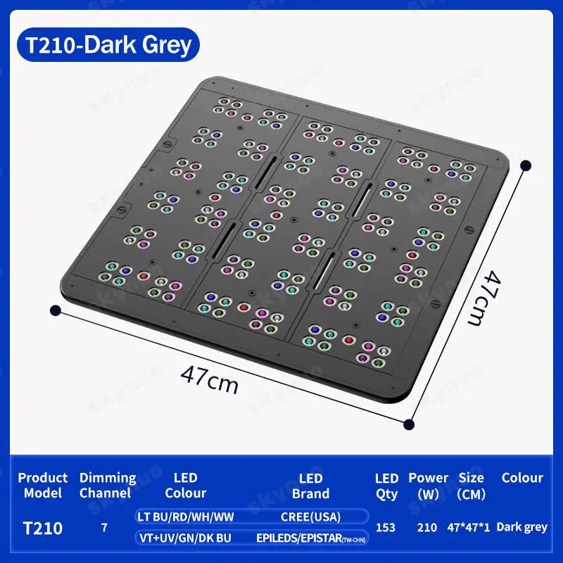 Reef Lighting - Tlf bakray t210 210w cobertura completa