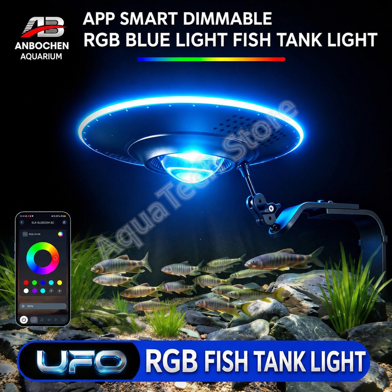 Aquarium Marine Lights - Luz LED RGB para aquário ANBOCHEN