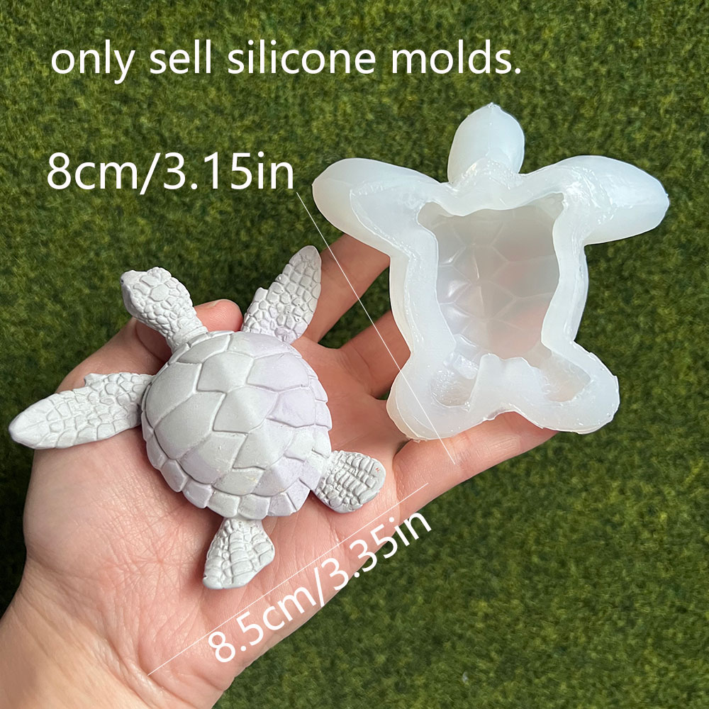 Molde de silicone de tartaruga - Marine Aquarium Epoxy avaliação e preço