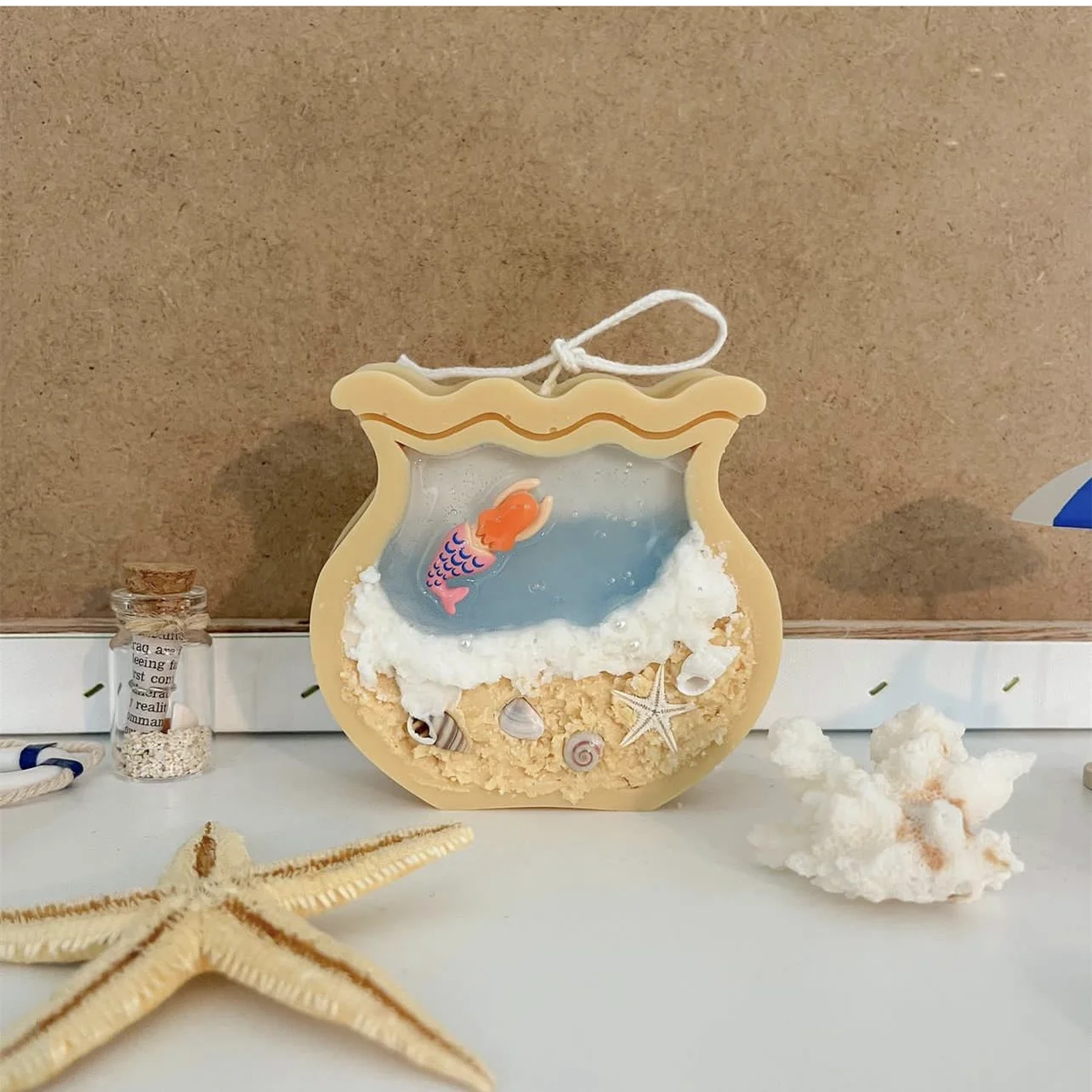 Molde de vela em forma de lua  - Marine Fish Tank avaliação e preço