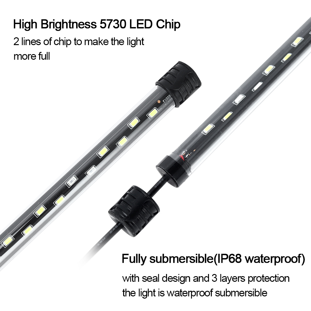 Luz de aquário led planta cres - Aquarium Marine Lights avaliação e preço