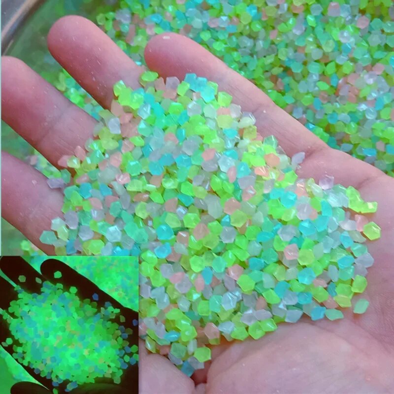 1000 pçs 3-5mm areia luminosa  - Ocean Aquarium avaliação e preço