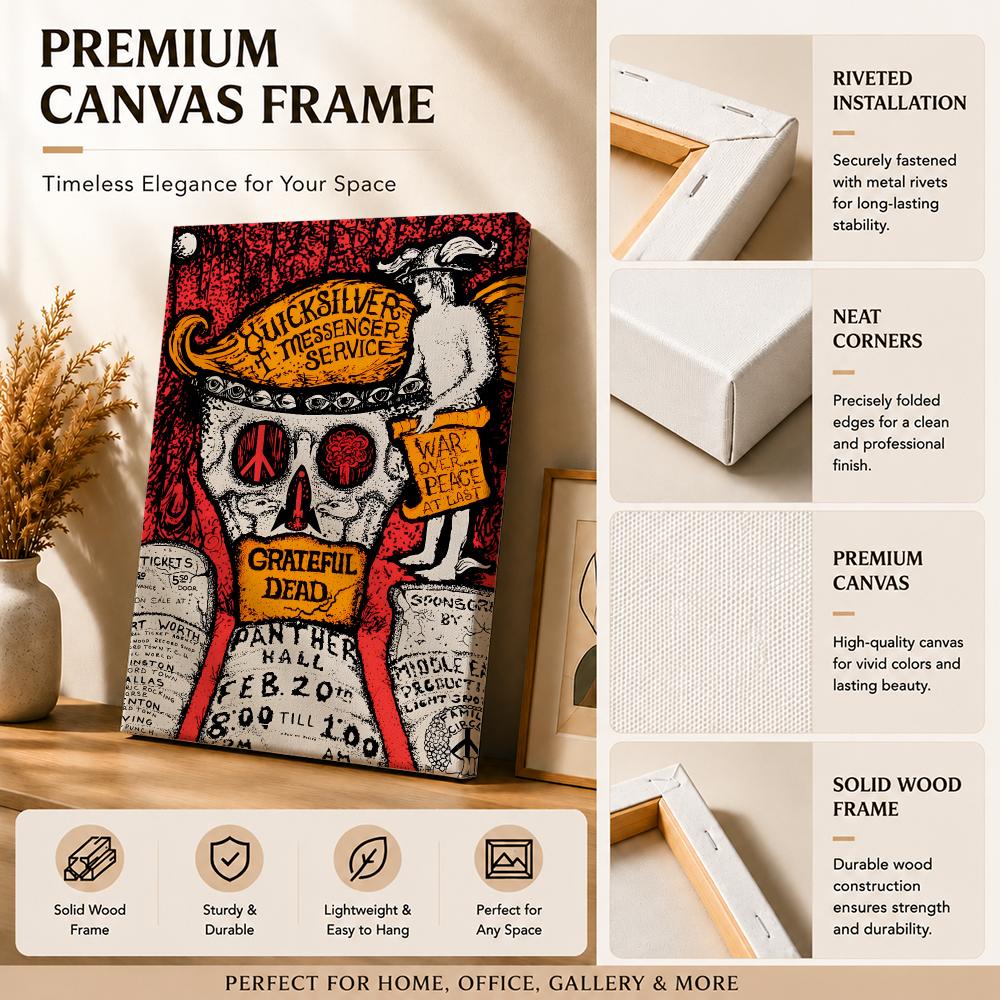 Quadro de parede com moldura,  - Live Rock avaliação e preço