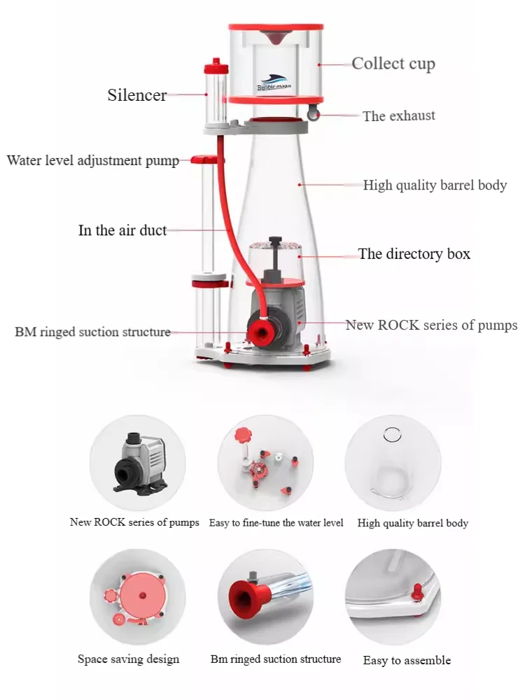 220-240V 50Hz Bubble Magus Cur - Reef Tank Filter avaliação e preço