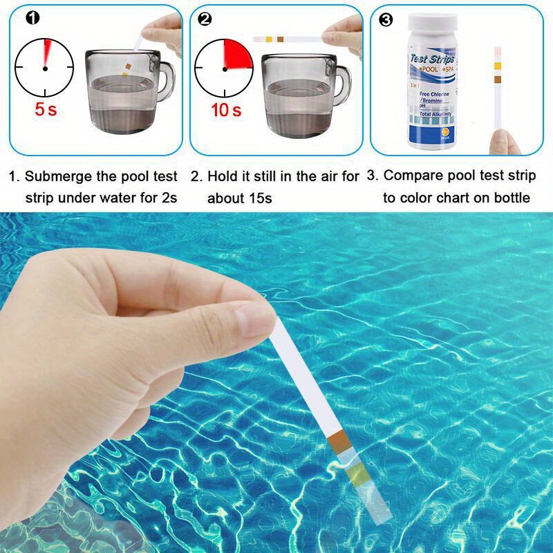 Tiras de teste de ph de cloro  - Ocean Aquarium avaliação e preço