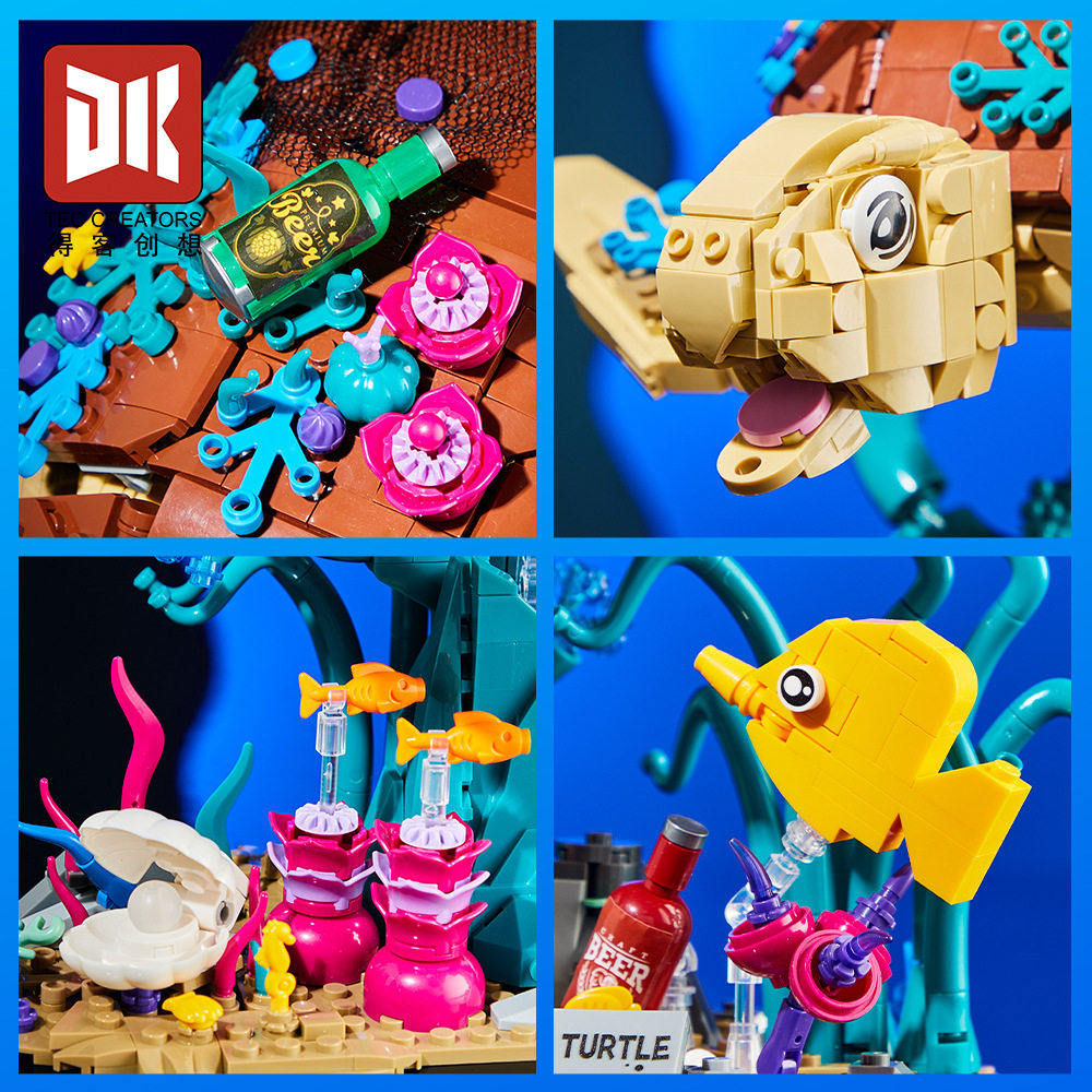 Conjunto de Blocos de Montar T - Marine Aquarium Cube avaliação e preço