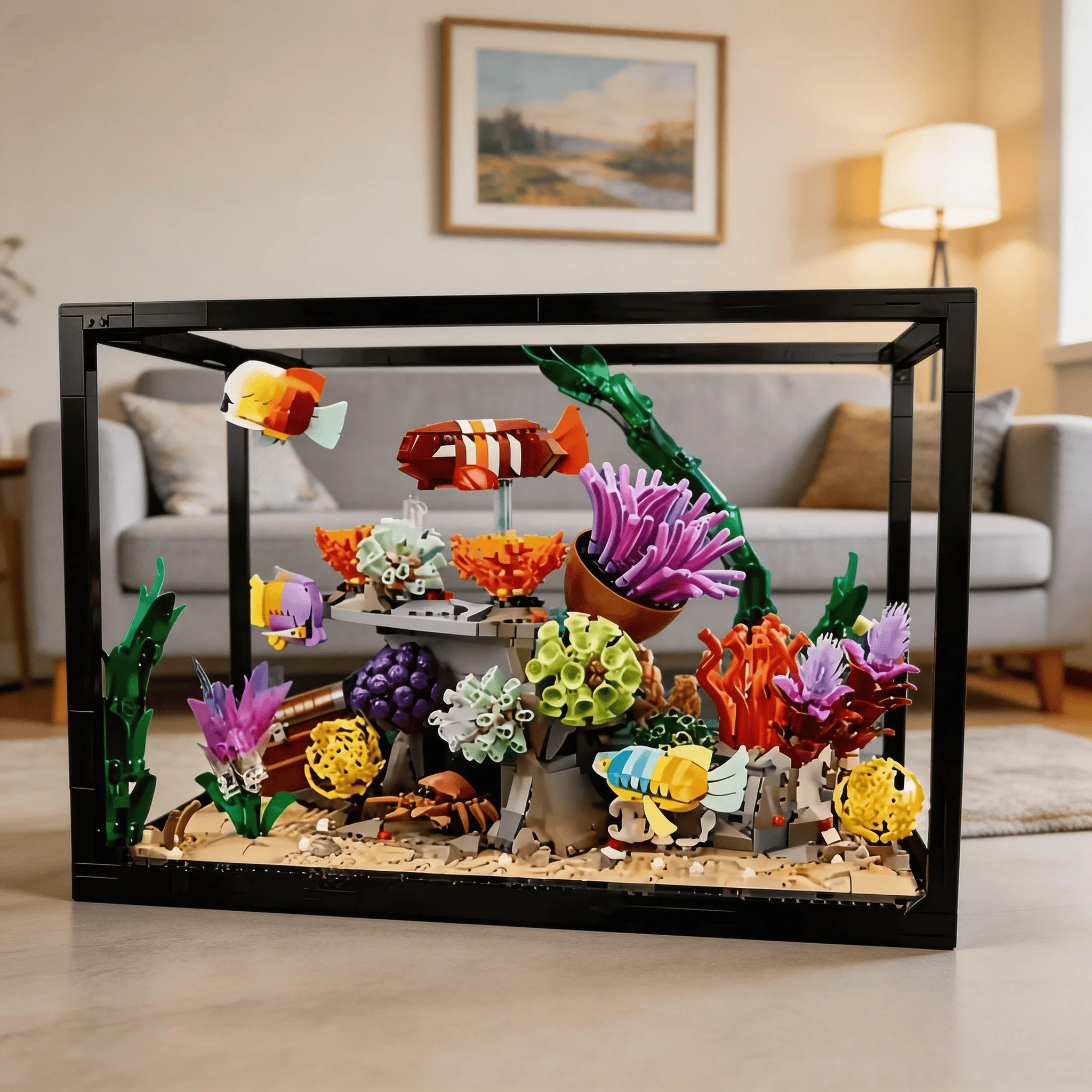 Nova Decoração para Aquário Tr - Marine Aquarium Cube avaliação e preço